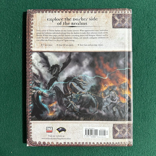 Dungeons & Dragons 3e Supplement: Forgotten Realms: Champions of Ruin FIRST PRINTING