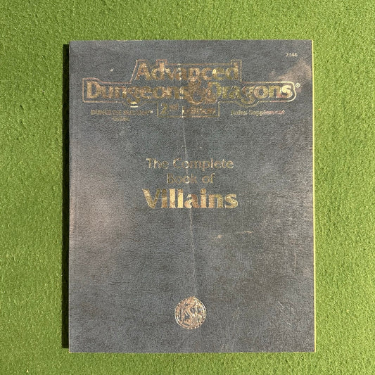 Vintage Advanced Dungeons & Dragons 2e Supplement: The Complete Book of Villains