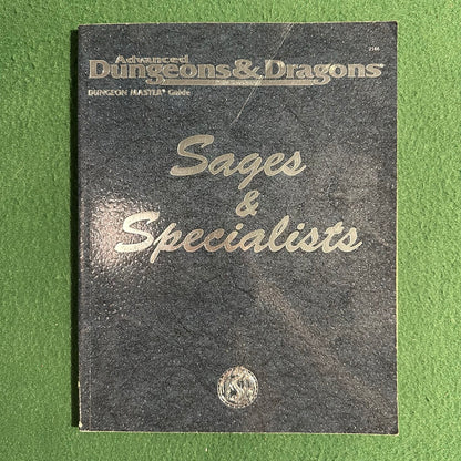 Vintage Advanced Dungeons & Dragons Supplement: Sages & Specialists