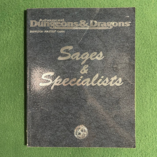 Vintage Advanced Dungeons & Dragons Supplement: Sages & Specialists