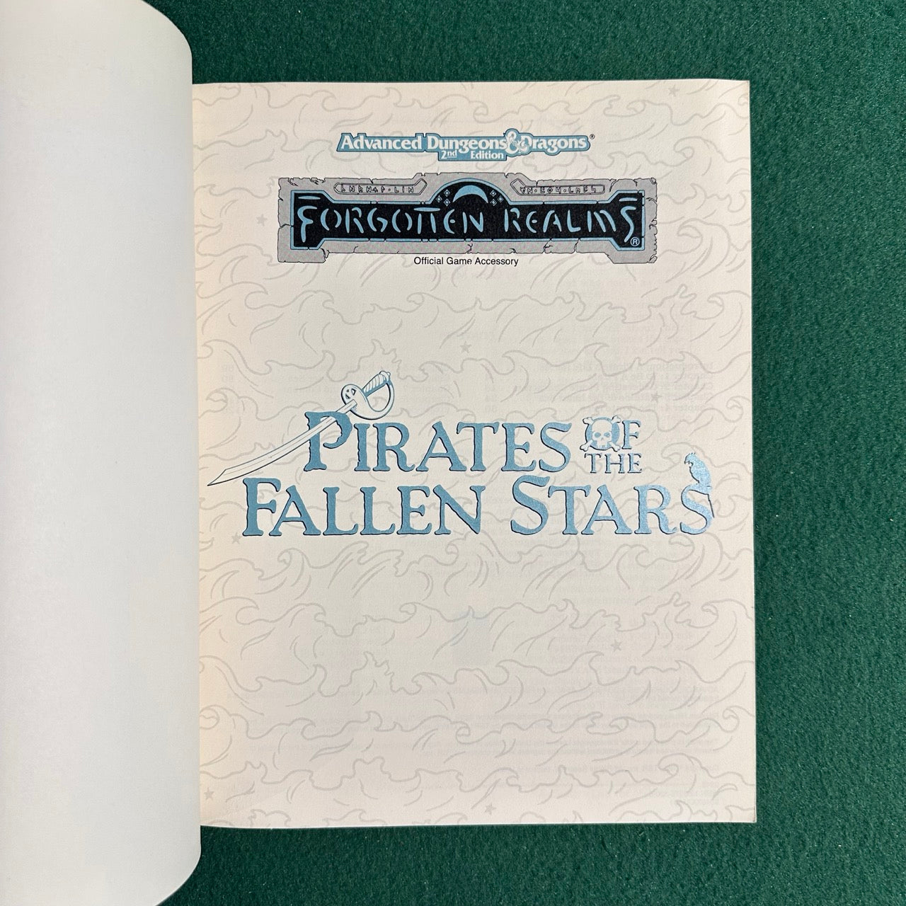 Vintage Advanced Dungeons & Dragons 2e Accessory: Forgotten Realms: Pirates of the Fallen Stars