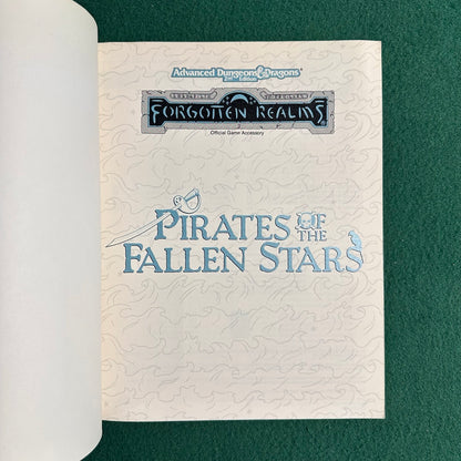 Vintage Advanced Dungeons & Dragons 2e Accessory: Forgotten Realms: Pirates of the Fallen Stars