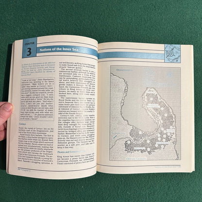 Vintage Advanced Dungeons & Dragons 2e Accessory: Forgotten Realms: Pirates of the Fallen Stars
