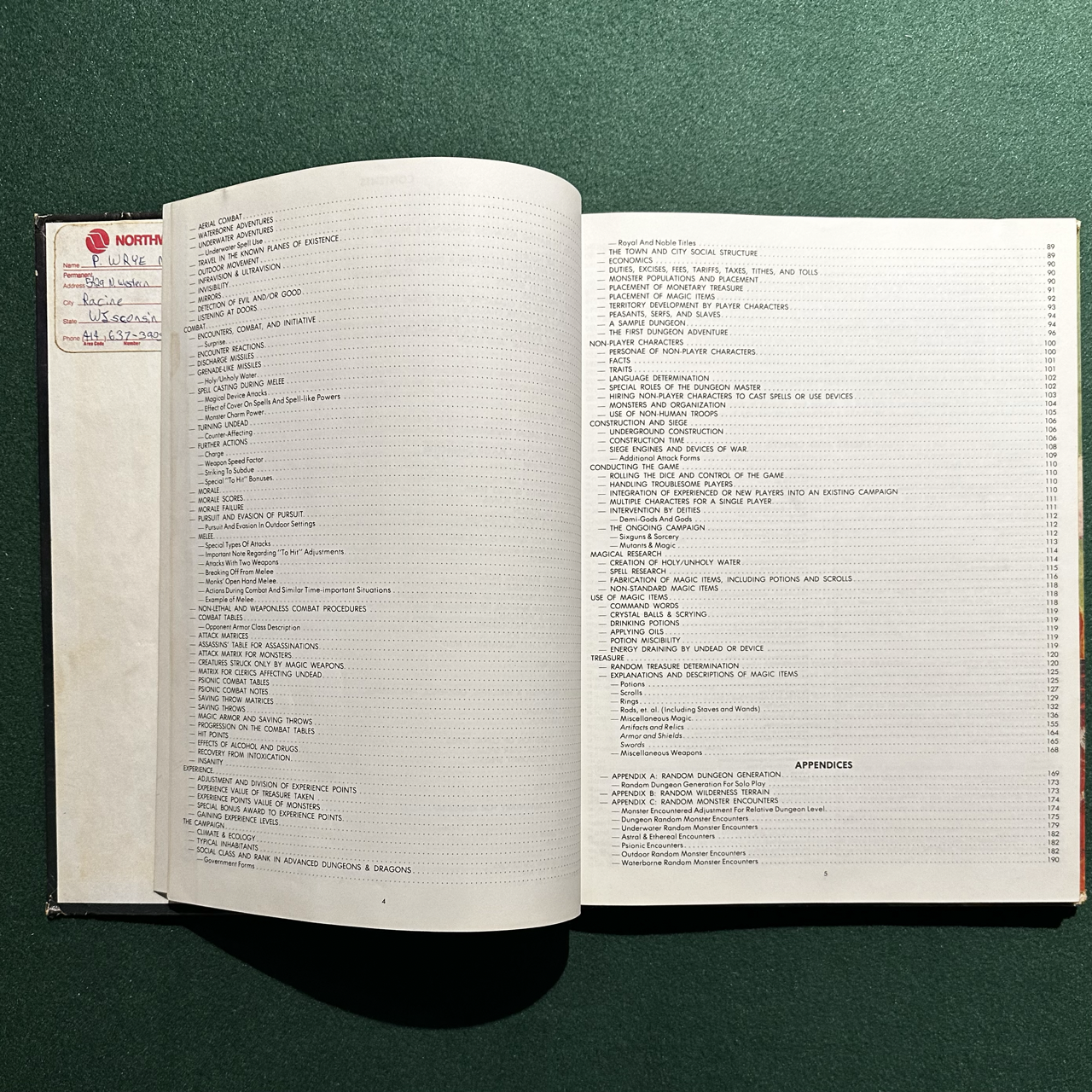 Vintage Dungeons & Dragons Core Book: Dungeon Masters Guide 1979