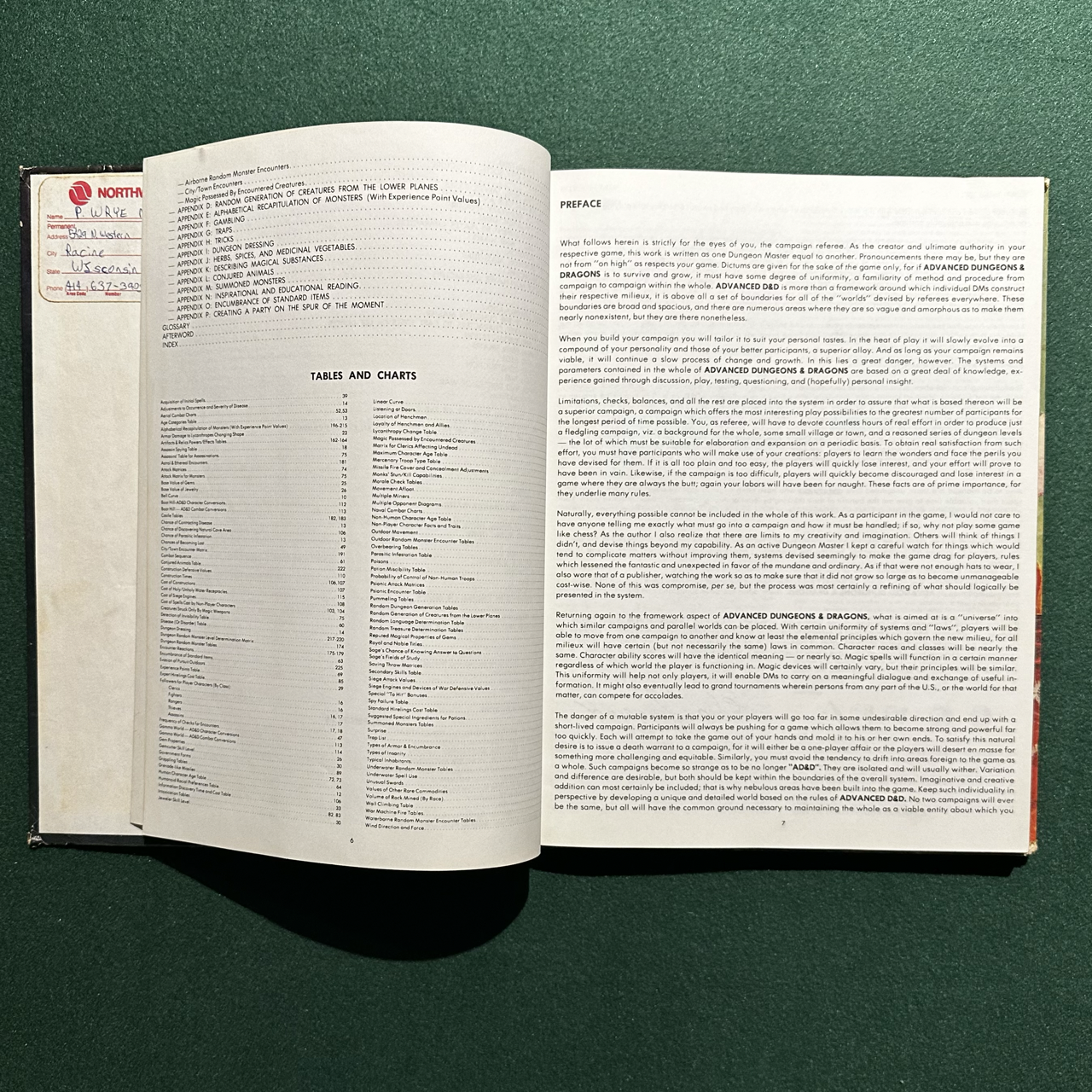 Vintage Dungeons & Dragons Core Book: Dungeon Masters Guide 1979