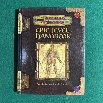Vintage Dungeons & Dragons 3e Supplement: Epic Level Handbook FIRST PRINTING