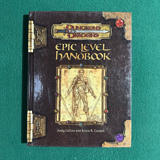 Vintage Dungeons & Dragons 3e Supplement: Epic Level Handbook FIRST PRINTING
