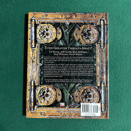 Vintage Dungeons & Dragons 3e Supplement: Monster Manual II FIRST PRINTING