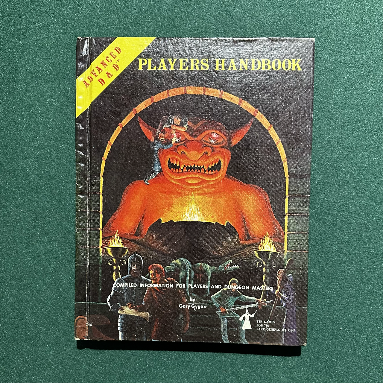 Vintage Dungeons & Dragons Core Book: Players Handbook AD&D 6TH PRINT
