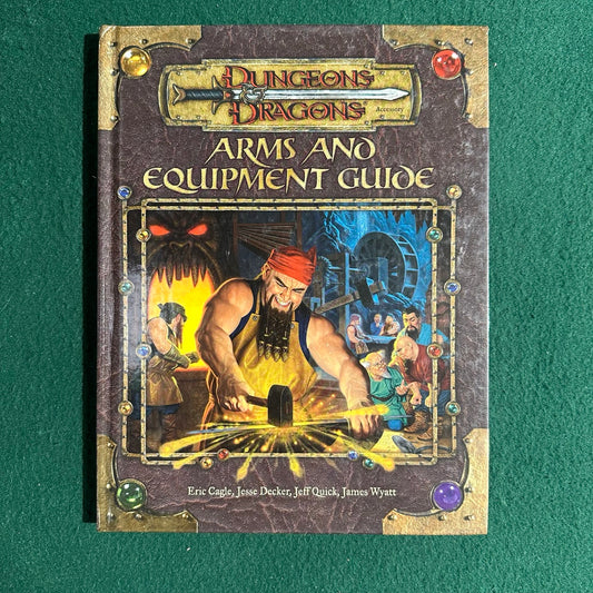 Vintage Dungeons & Dragons 3e Accessory: Arms and Equipment Guide