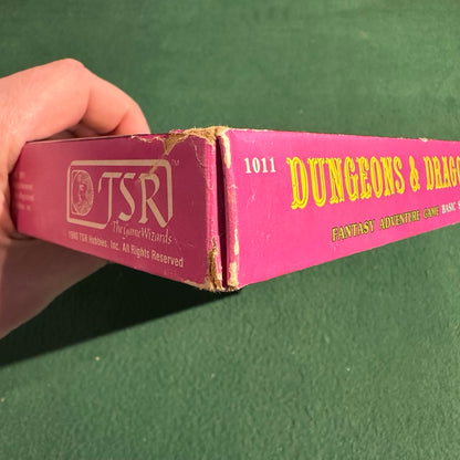 Dungeons & Dragons Boxset: Basic Set 1011 with Dice & Crayon COMPLETE