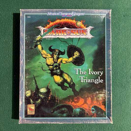 Advanced Dungeons & Dragons 2e Boxset: Dark Sun: The Ivory Triangle COMPLETE