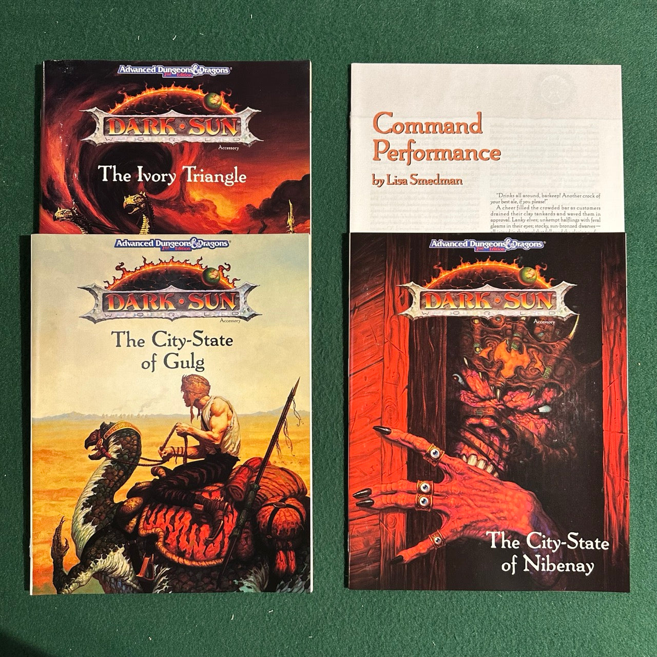 Advanced Dungeons & Dragons 2e Boxset: Dark Sun: The Ivory Triangle COMPLETE