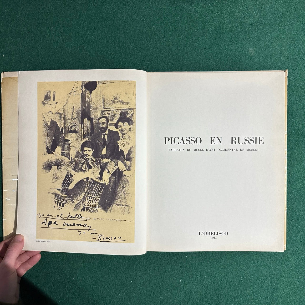 Vintage Art Paperback: Picasso en Russie