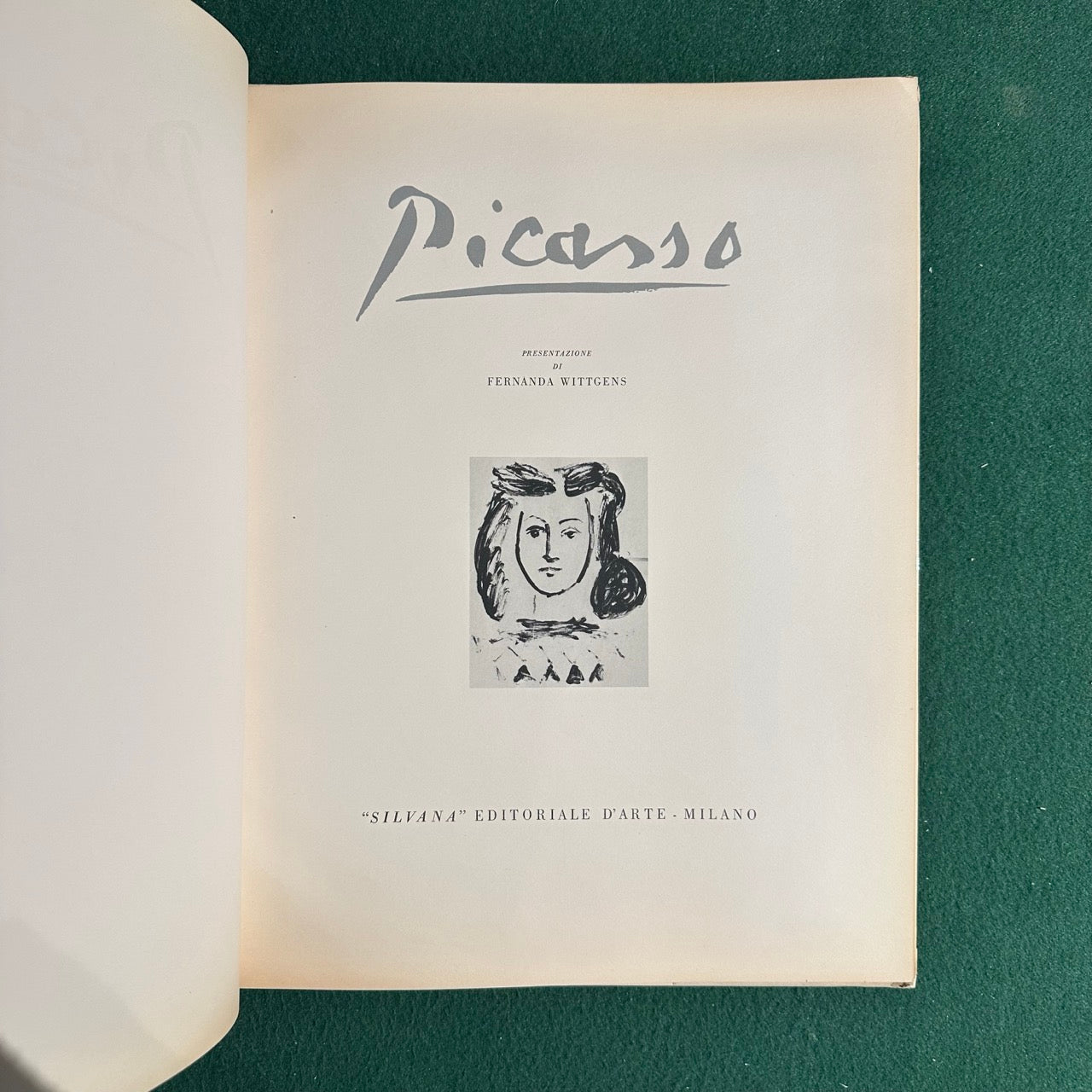 Vintage Art Hardback: Fernanda Wittgens - Picasso "Silvana" Editoriale D'Arte, Milano