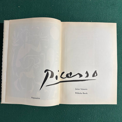 Vintage Art Hardback: Jaime Sabartes and Wilhelm Boeck - Pablo Picasso