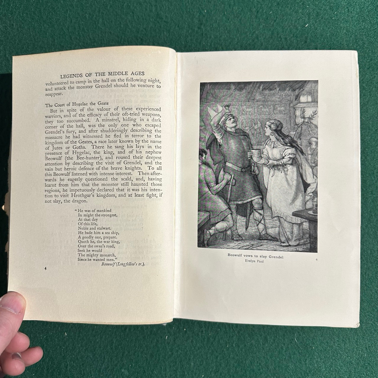 Antique Fiction Hardback: H A Guerber - Myths and Legends of the Middle Ages 1913