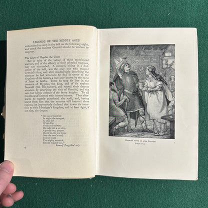 Antique Fiction Hardback: H A Guerber - Myths and Legends of the Middle Ages 1913