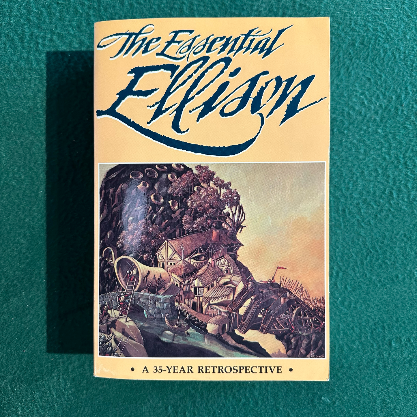 Vintage Fiction Paperback: Harlan Ellison - The Essential Ellison FOURTH PRINTING