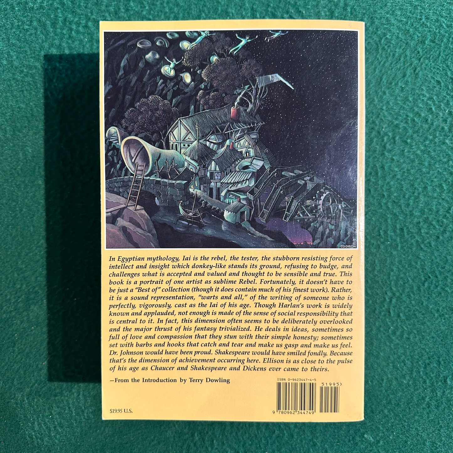 Vintage Fiction Paperback: Harlan Ellison - The Essential Ellison FOURTH PRINTING
