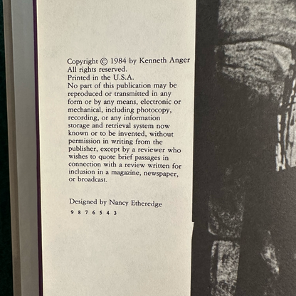Vintage Non-Fiction Hardback: Kenneth Anger - Hollywood Babylon II BCE