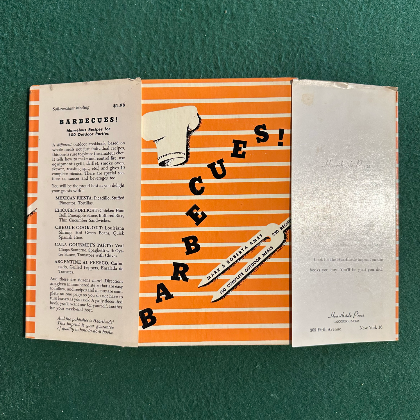 Vintage Non-Fiction Hardback: Mark and Roberta Ames - Barbecues!