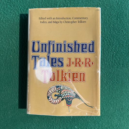Vintage Fantasy Hardback: JRR Tolkien - Unfinished Tales FIRST EDITION