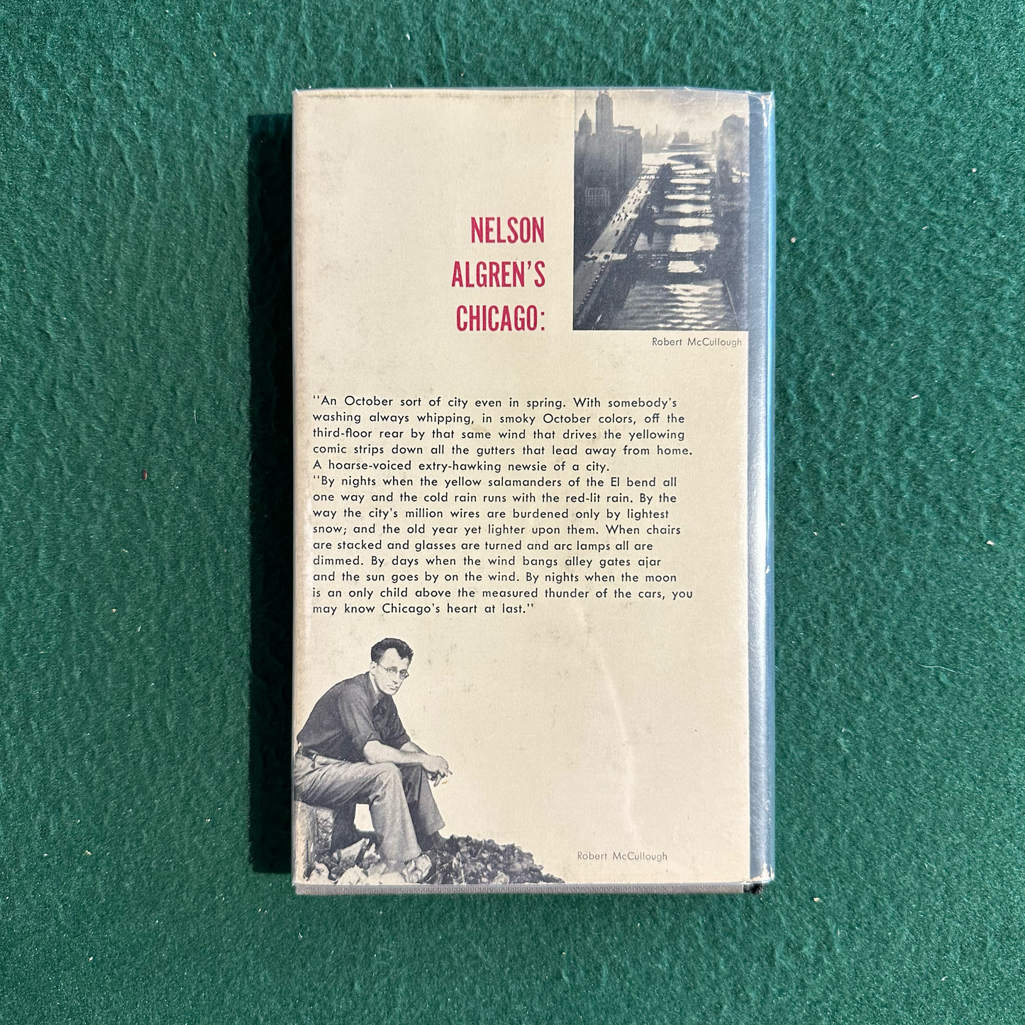 Vintage Non-Fiction Hardback: Nelson Algren - Chicago: City on the Make FIRST EDITION