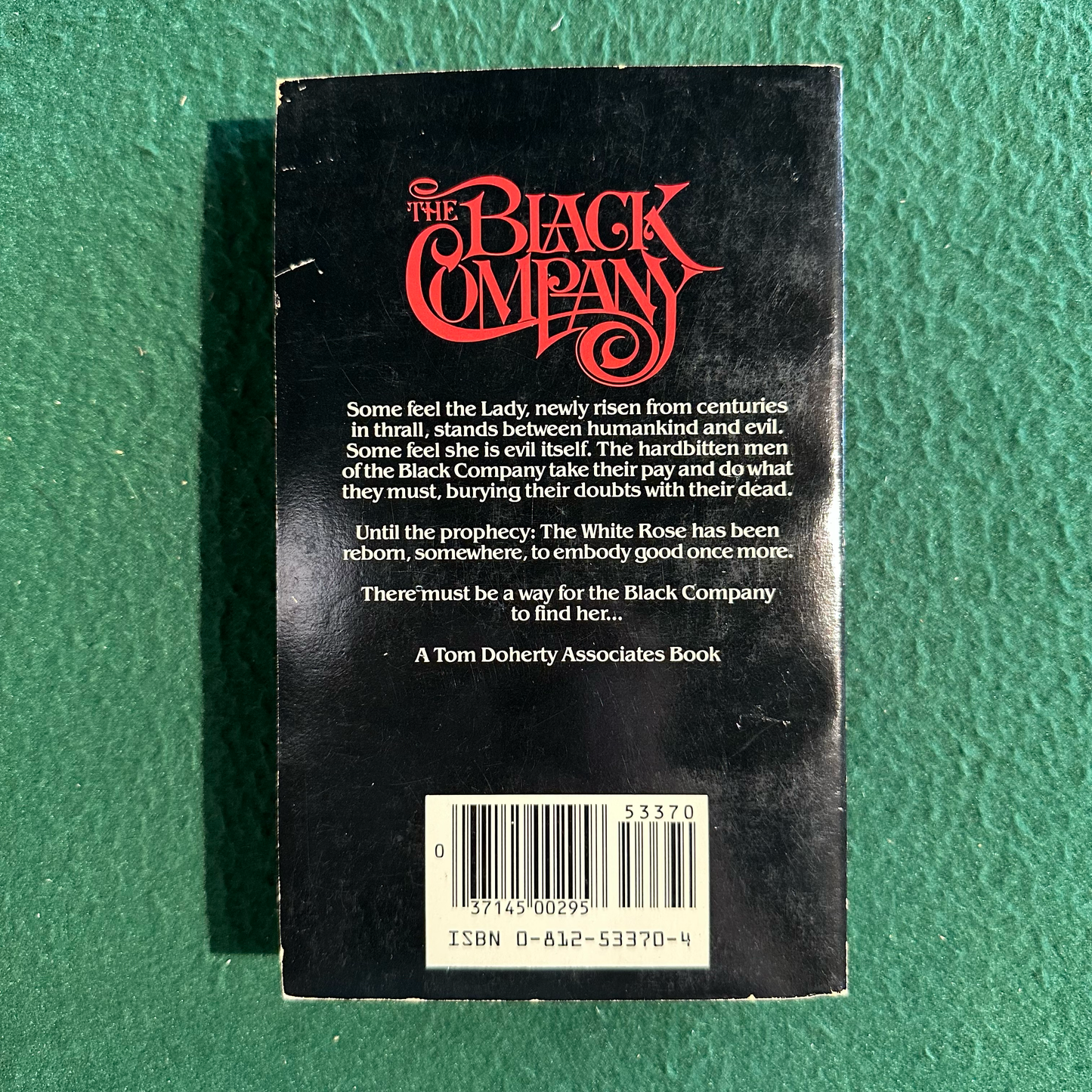 Vintage Fantasy Paperback: Glen Cook - The Black Company FIRST PRINTING