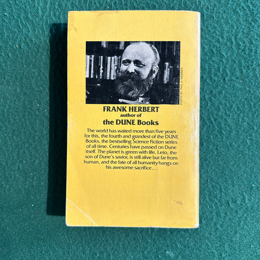 Vintage Sci-Fi Paperback: Frank Herbert - God Emperor of Dune