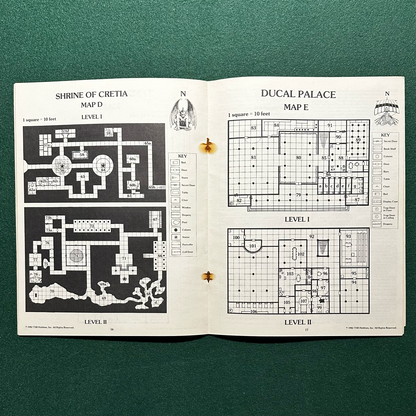 Vintage Dungeons & Dragons Adventure: D&D Expert - Curse of Xanathon