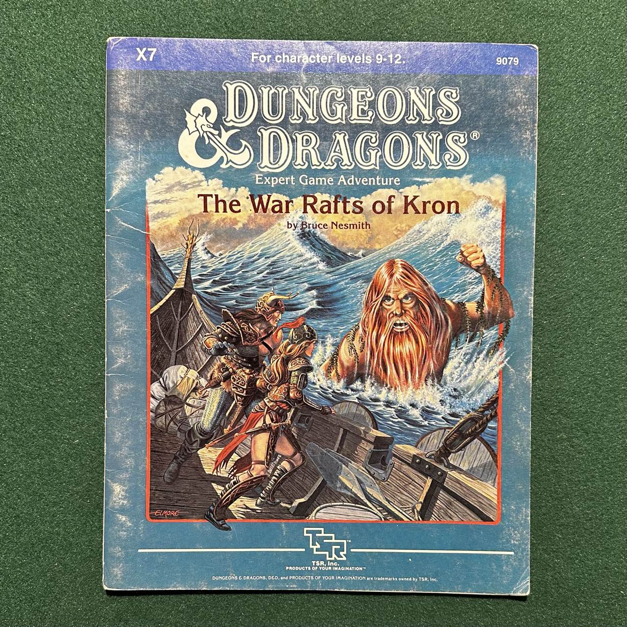 Vintage Dungeons & Dragons Adventure: D&D Expert - The War Rafts of Kron
