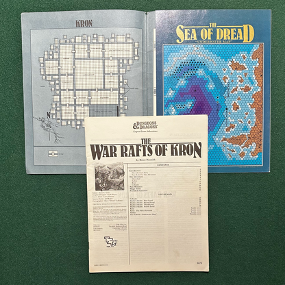 Vintage Dungeons & Dragons Adventure: D&D Expert - The War Rafts of Kron