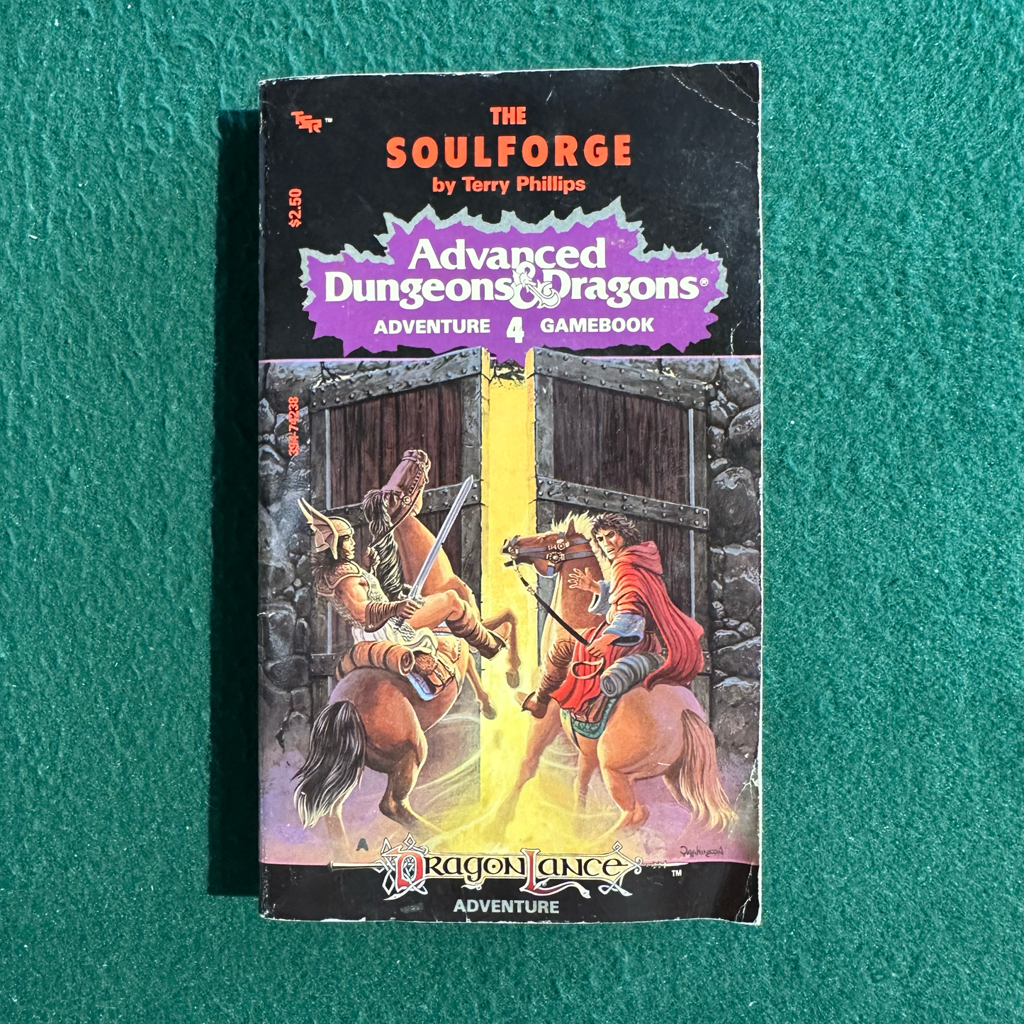 Vintage Dungeons & Dragons Paperback: Terry Phillips - Dragonlance: Soulforge FIRST PRINTING