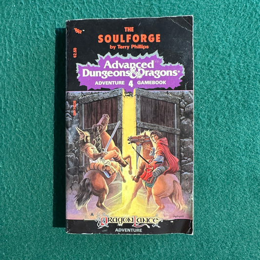 Vintage Dungeons & Dragons Paperback: Terry Phillips - Dragonlance: Soulforge FIRST PRINTING