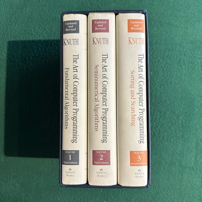 Vintage Non-Fiction Hardback: Donald E Knuth - The Art of Computer Programming
