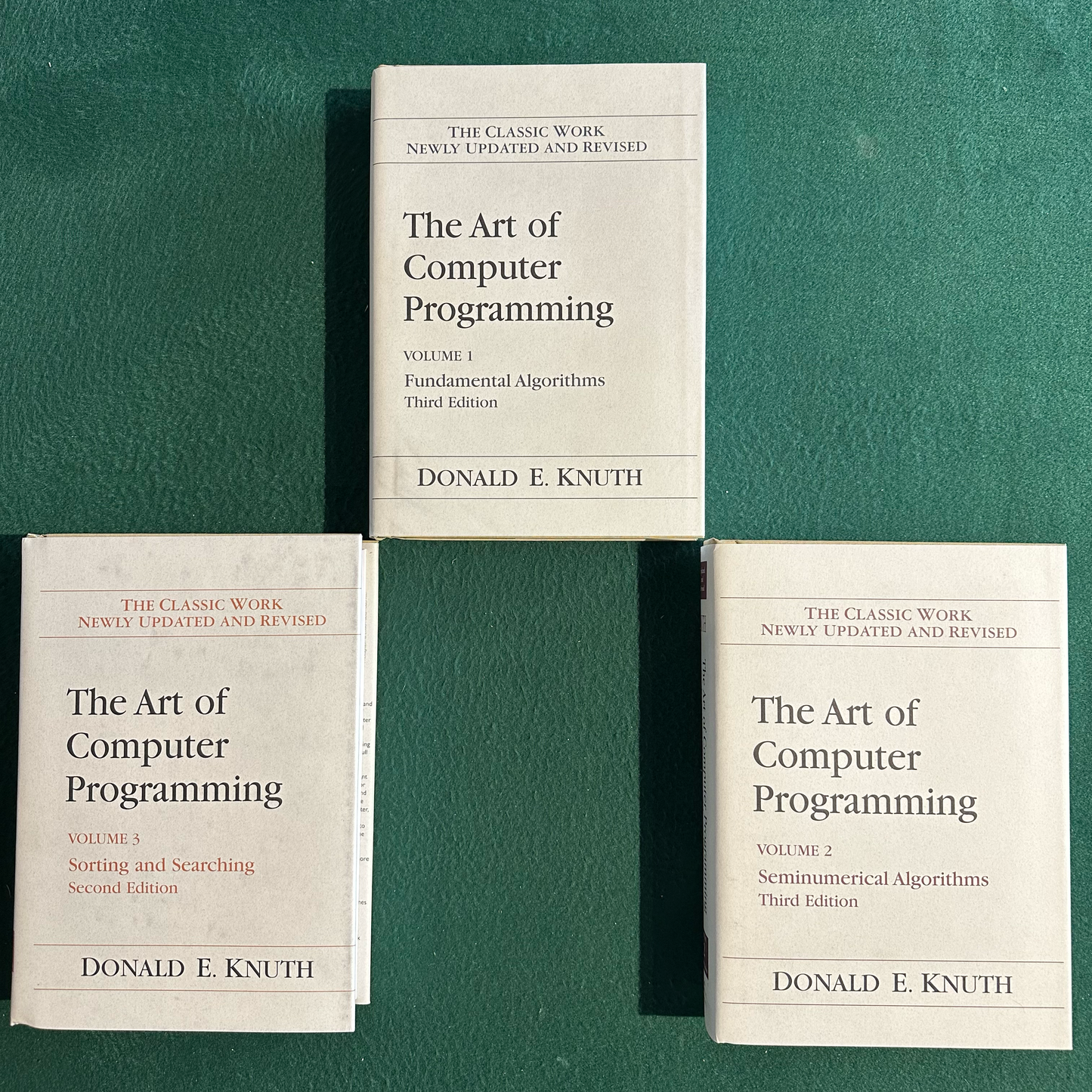 Vintage Non-Fiction Hardback: Donald E Knuth - The Art of Computer Programming