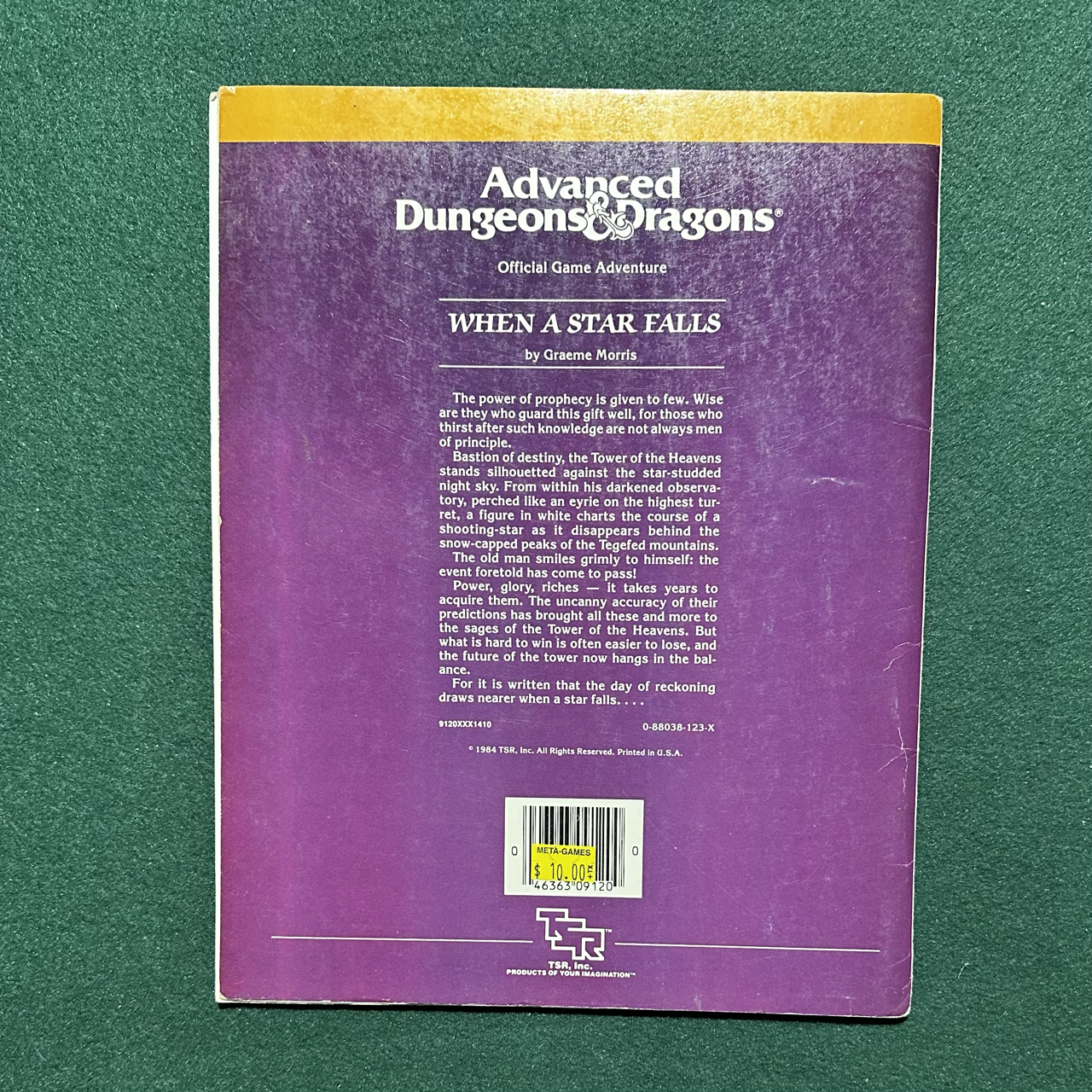 Vintage Dungeons & Dragons Adventure: AD&D When a Star Falls
