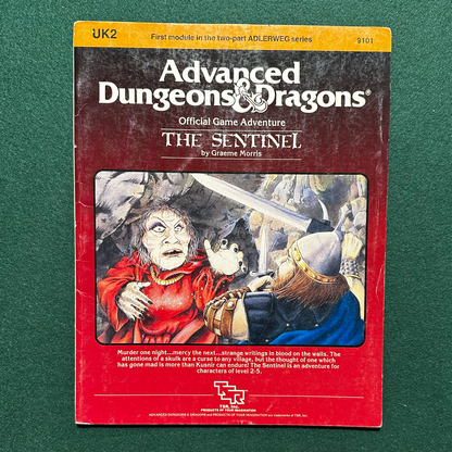 Vintage Dungeons & Dragons Adventure: AD&D The Sentinel