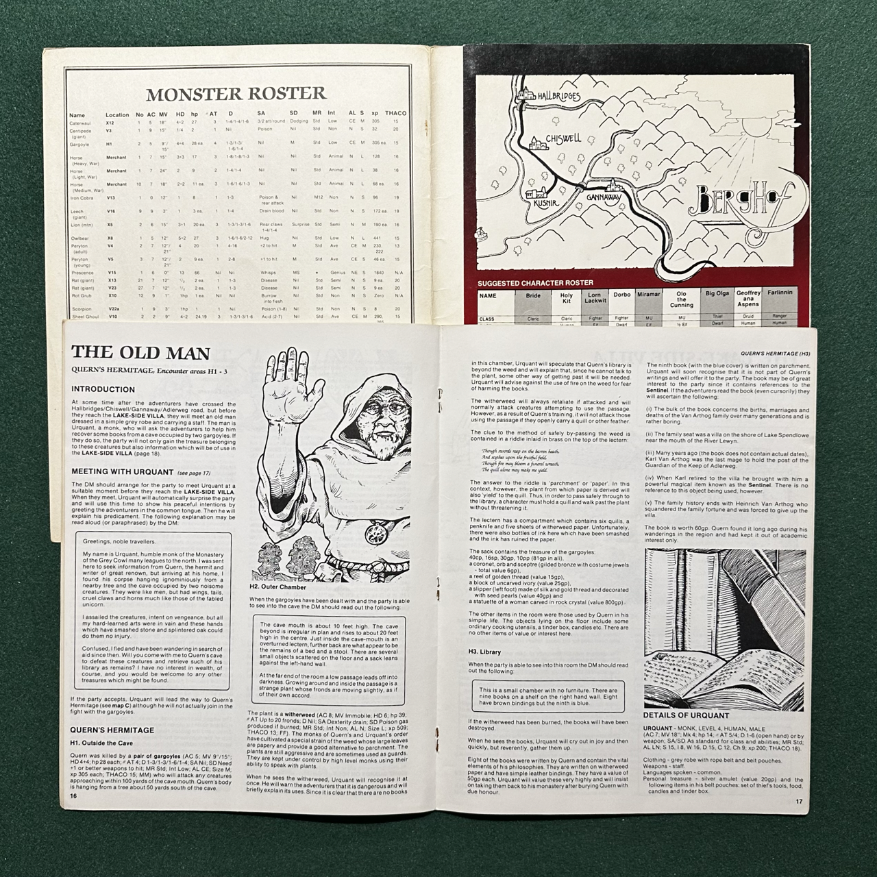 Vintage Dungeons & Dragons Adventure: AD&D The Sentinel
