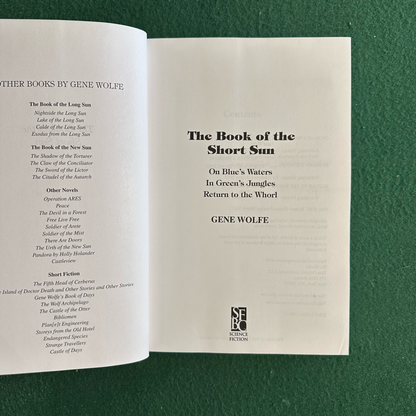 Vintage Fantasy Hardback: Gene Wolfe - The Book of the Short Sun FIRST PRINTING