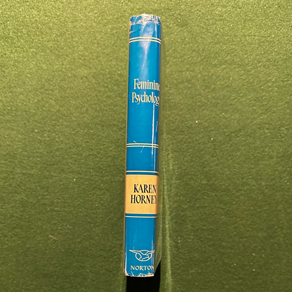 Vintage Non-Fiction Hardback: Karen Horney MD - Feminine Psychology FIRST EDITION / PRINTING