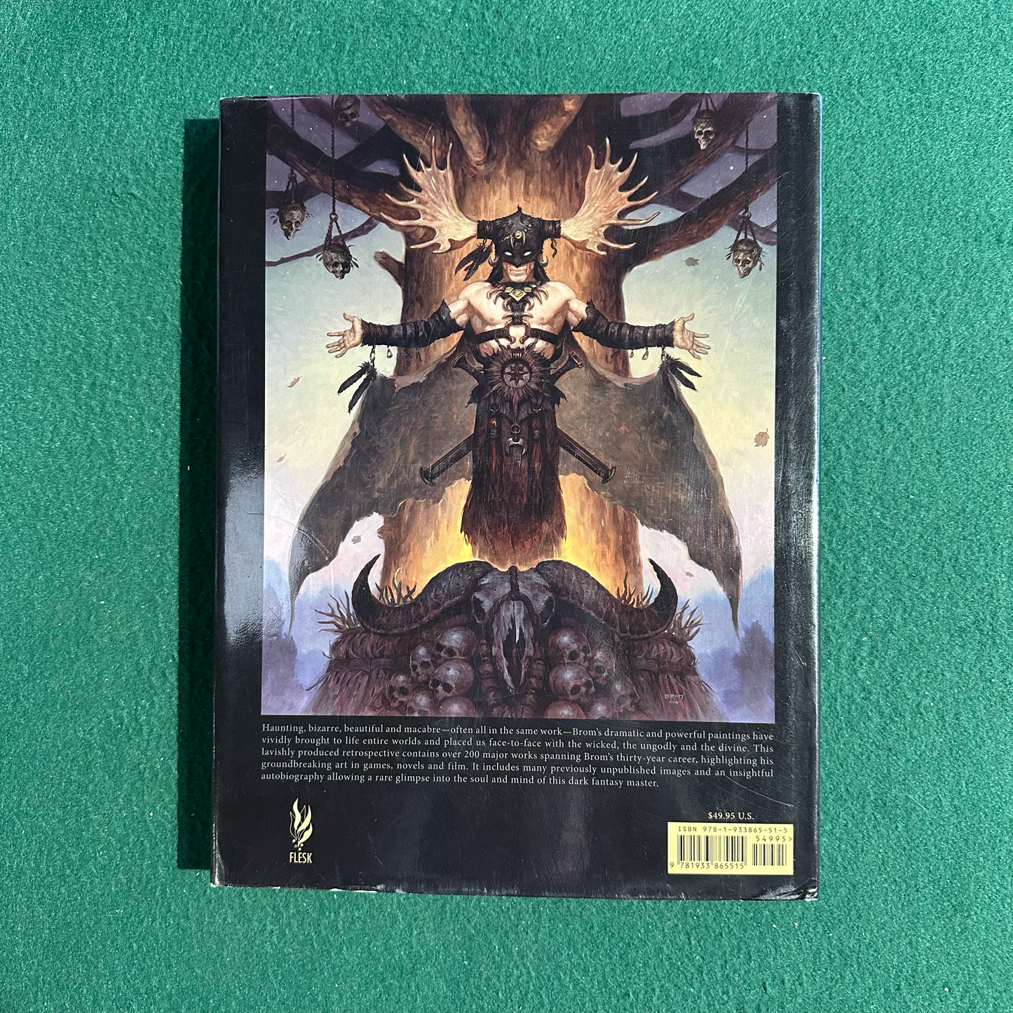 Art Hardback: Gerald Brom - The Art of Brom FIRST PUBLISHER EDITION
