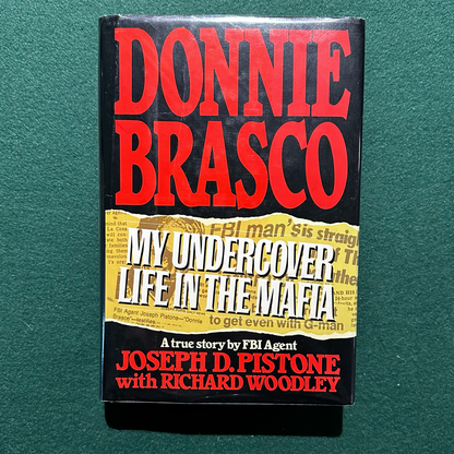 Vintage Non-Fiction Hardback: Joseph D Pistone and Richard Woodley - Donnie Brasco FIRST EDITION / PRINTING