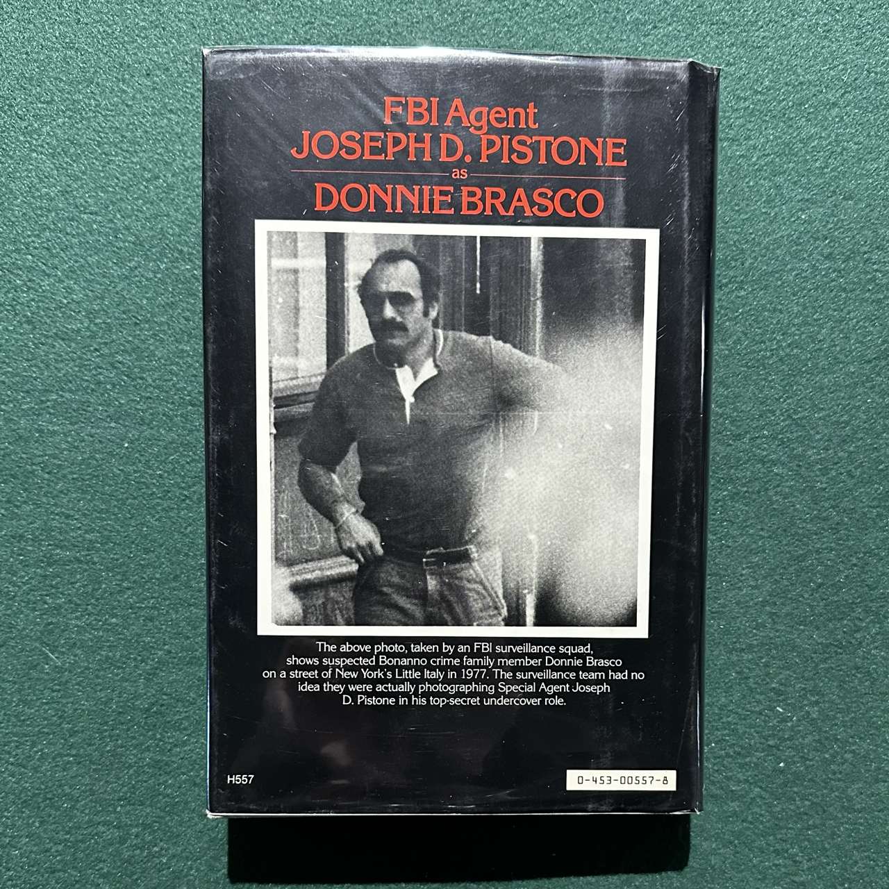 Vintage Non-Fiction Hardback: Joseph D Pistone and Richard Woodley - Donnie Brasco FIRST EDITION / PRINTING