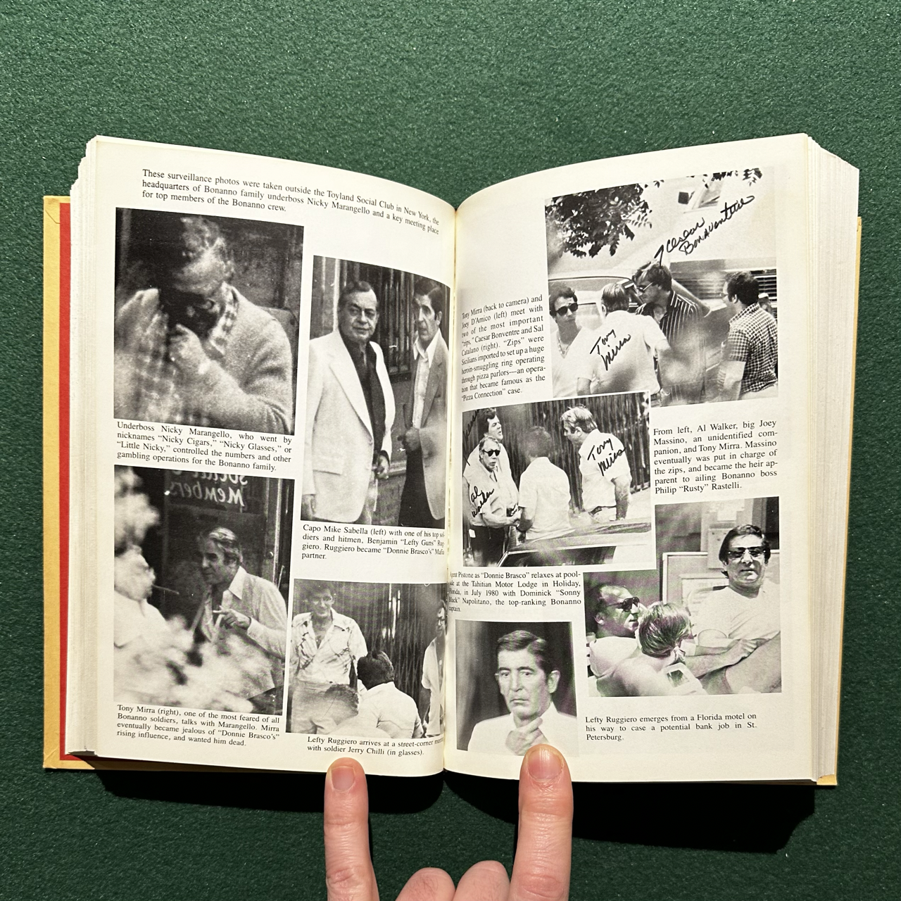 Vintage Non-Fiction Hardback: Joseph D Pistone and Richard Woodley - Donnie Brasco FIRST EDITION / PRINTING