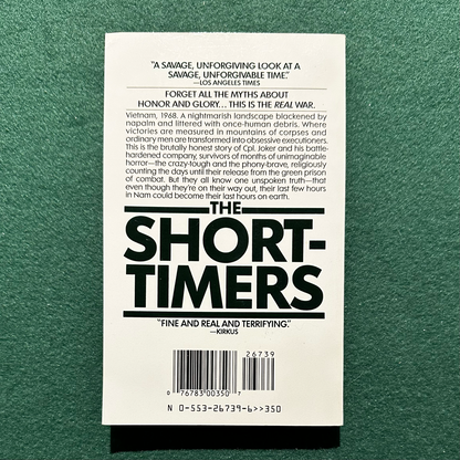 Vintage Fiction Paperback: Gustav Hasford - The Short-timers FOURTH PRINTING