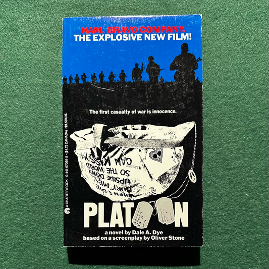 Vintage Fiction Paperback: Dale A Dye - Platoon FIRST PRINTING