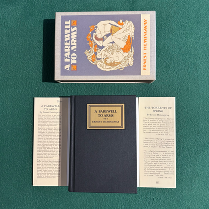 Vintage Fiction Hardback: Ernest Hemingway - A Farewell to Arms FIRST EDITION FACSIMILE