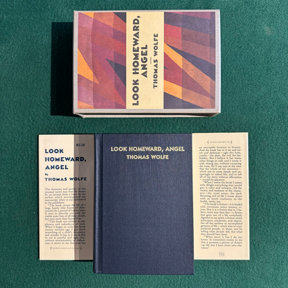 Vintage Fiction Hardback: Thomas Wolfe - Look Homeward, Angel FIRST EDITION FACSIMILE